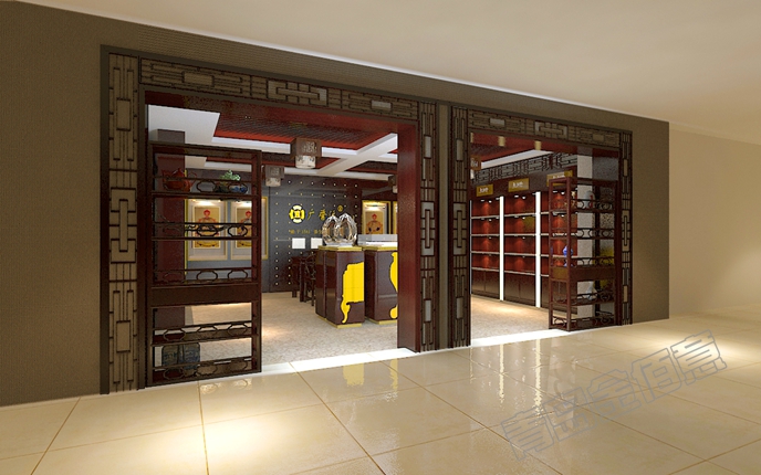 國醫(yī)館藥柜中藥柜