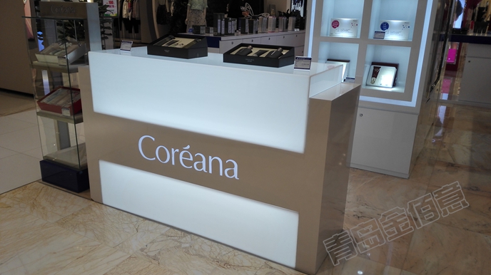 化妝品展柜，化妝品背柜