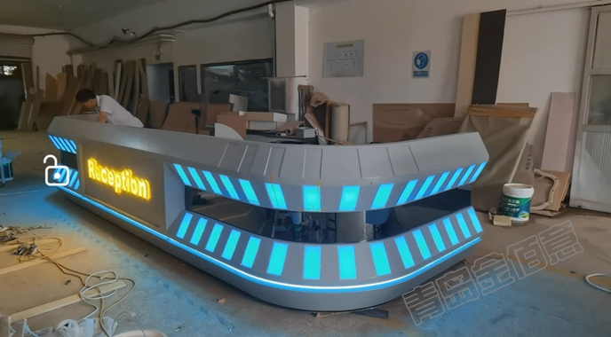 異型吧臺接待臺